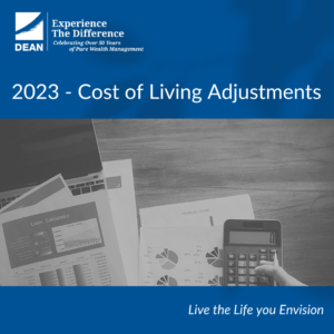 2023 Cost Of Living Adjustments - C.H. Dean